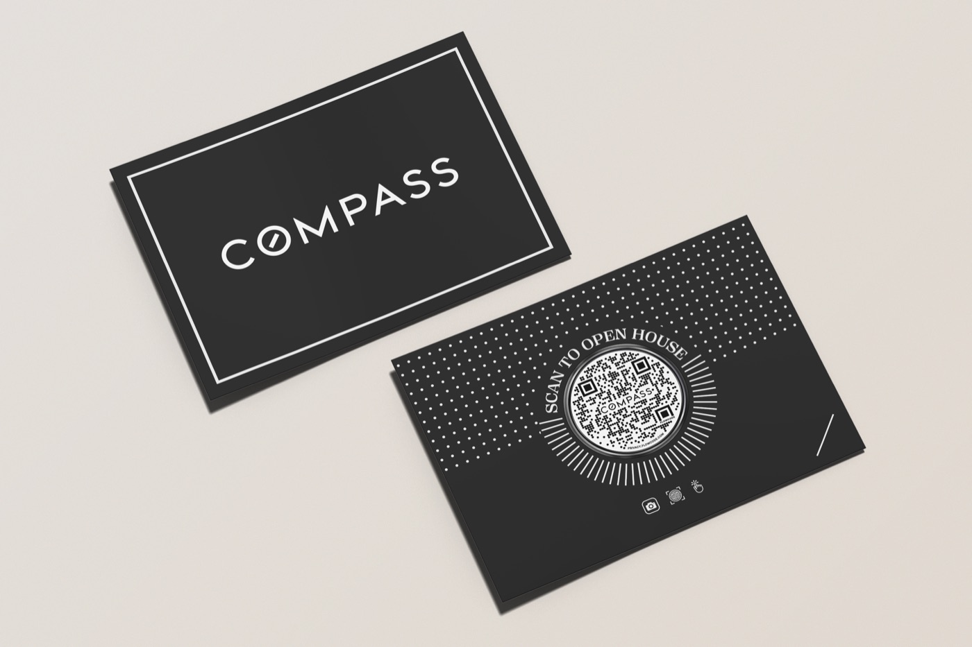 Compass postcard